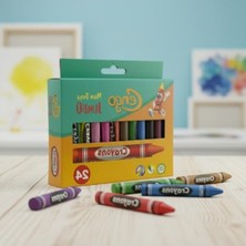Velora 24 Renk Süper Jumbo Mum Boya Seti, Sanat Çalışmaları Için