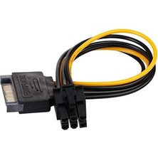 Velora 15 Pin Sata'dan 6 Pin Ekran Kartı Güç Kablosu