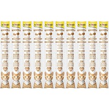 Velora 50 G Hindi Etli ve Tavşan Etli Kedi Ödül Çubukları, 10'lu