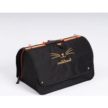 Velora Dayanıklı Fileli Kedi ve Köpek Taşıma Çantası, Gri 45*25*26 cm