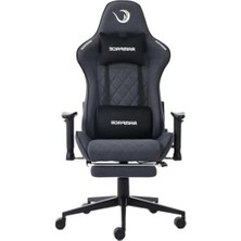 Velora Gri Terletmez Kumaş Gaming Koltuğu, Üst Seviye Konfor