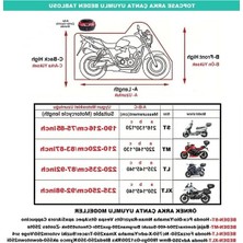 Velora Su Geçirmez Motosiklet Brandası, Uv Korumalı, Gri Renk Seçenekli