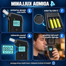 Velora LCD Ekranlı Dijital Alkol Test Cihazı, Taşınabilir ve Kullanım Kolaylığı