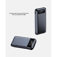 Nemere Ithalat Powerbank 20000 Mah Hızlı Şarjlı LED Fenerli ve 4 Portlu
