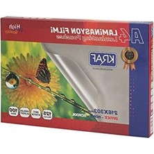 Velora Parlak A4 Laminasyon Filmi, 125 Mıc, 100'LÜ Paket
