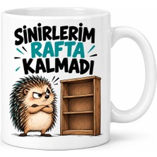 Astraltech Sinir Rafı Tasarımlı Porselen Kupa - Model 965 Bezoss
