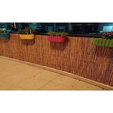 Velora 1 x 5 Metre Kamış Hasır Bahçe Çiti, Gölgelik Oluşturma Için