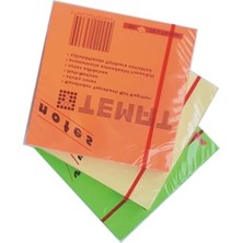 Velora Yapışkanlı Not Kağıdı Seti, 3'lü, 75X75 Mm, Renkli