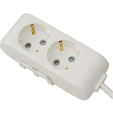 Velora Viko Multi-Let 2li Topraklı Kablolu Ç.k 1mt Priz