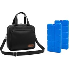 Velora 2in1 Set Tek Kişilik Termal Çantası 6 Lt + 2 Adet 400 ml Soğutucu Buz Kasedi AL5431