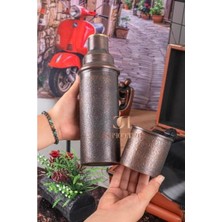 Velora El Yapımı Bakır Su Matarası, 950 ml Kapasite, Kalaylı Iç Yapı