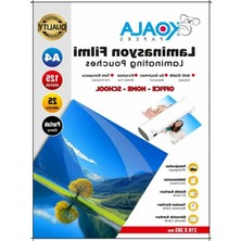Velora A4 Laminasyon Kaplama Filmi, 125 Micron, 25'li Paket