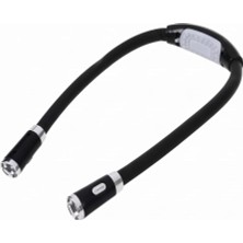 Royal Rain Store Esnek LED Boyun Lambası, Eller Serbest Kitap Okuma Işığı, Bükülebilir Pilli Gece Lambası – Örgü, Dikiş, Kamp, Tamir ve Çalışma Için 3 Kademeli Parlak Göz Korumalı Taşınabilir Aydınlatma