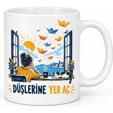 Astraltech Çocukların Düşü Tasarımlı Porselen Kupa - Model 989 Bezoss