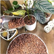 Velora Asenya Kırmızı Pomza Taşı 3-8 mm 15 kg Volkanik Cürüf Ponza Lav Kırığı Lav Taşı