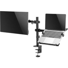 Velora Ergoflex A74L Çift Kol Profosyonel 17"-32" Monitör Tutucu ve Laptop Standı