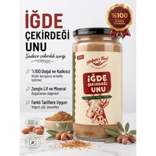Nature's Food Sadece İğde Çekirdeği Tozu-Unu 300 gr Glutensiz | %100 Saf Çekirdek Öğütülmüş | Katkısız Doğal Ürün