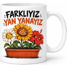 Nexora Living Farklılık Bahçesi Tasarımlı Porselen Kupa - Model 988 Nxrlvng