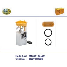 Hella YAKIT DEPO ŞAMANDIRA POMPA POLO 5 09+ FABİA 2-3 İBİZA 4 08-18 AUDİ A1 8X 2010+ 1,2/1,4/1,6/1,9 TDİ 6C0919050B
