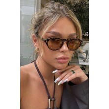 İya Nails Rigel Üçgen Vintage Ultra Hafif UV400 Filtreli Kadın Güneş Gözlüğü