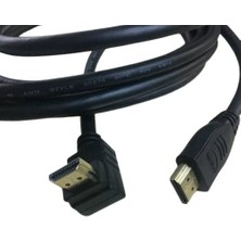 Velora Platoon 1.5 Metre HDMI L Kablo 90 Derece HDMI Dirsek HDMI Kaliteli
