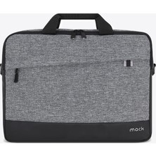 Velora Mack Unicity Eco MCE-1112 Çevre Dostu Laptop Çantası, Ykk Fermuarlı Macbook Çantası, MacBook Air/pro ile Uyumlu Bilgisayar Çantası, Erkek Kadın 14.1 Inç Notebook El Çantası, Gri