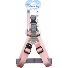 Velora M-Pets Gentle Dog Triangle Göğüs Tasması Pink (L)