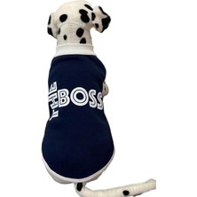 Velora Monopetz Yeni Sezon Köpek ve Kedi Kıyafeti & Elbisesi - Lacivert The Boss L Beden