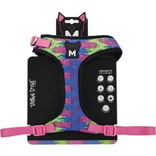 Velora M-Pets Urban Style Lava Easy Fit Köpek Göğüs Tasması (L)