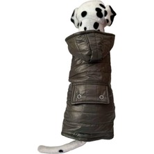 Velora Monopetz Içi Polarlı Kapitone Köpek ve Kedi Yeleği & Ceketi Koyu Yeşil S