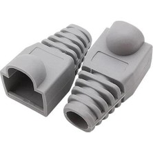 PrimeX Plus Primex PX-CAT6100 RJ45 Koruma Kılıfı 100 Adet, Cat5 Cat6 Ethernet Konnektör Boot Cover, Lan Ağ Kablo