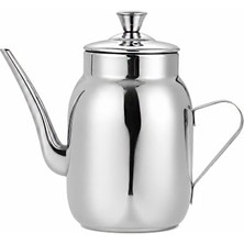 Velora Komple Çelik Ufak Gümüş Renk 560 ml Yağdanlık Sosluk ve Sirkelik CIN995BY