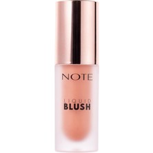 Velora Note Cosmetics Liquid Blush Nemlendirici Etkili Likit Allık - 10 Peach (Işıltılı)