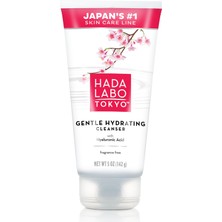 Velora Hada Labo Tokyo Nazik Nemlendirici Köpük Yüz Temizleyici, Kokusuz Hassas Cilt Hyaluronik Asit ve Bakım Maddeleri ile Yüz Yıkama Cildi Yumuşatır, Nemde Kilitler, 5 Oz