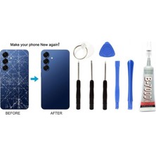Astraltech Samsung S25 Uyumlu Batarya Kapağı Kamera Lensli (Lacivert) Bezoss