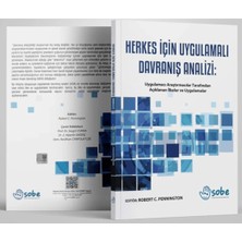 Selçuklu Otizmli Bireyler Eğitim Vakfı Yayınevi Herkes Için Uygulamalı Davranış Analizi