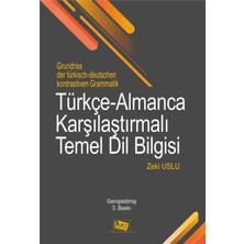 Anı Yayıncılık Türkçe-Almanca Karşılaştırmalı Temel Dilbilgisi