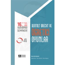 Pegem Akademi Yayıncılık 16. Uluslararası Eğitimde Yaratıcı Drama Semineri - Bertolt Brecht ve Öğretici Oyunlar