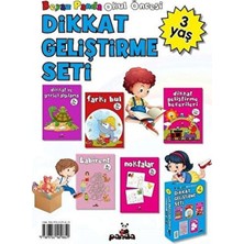 Beyaz Panda Yayınları Okul Öncesi 3 Yaş Dikkat Geliştirme Seti (5 Kitap)