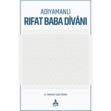 Sonçağ Yayınları Adıyamanlı Rıfat Baba Divanı