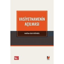 Adalet Yayınevi Vasiyetnamenin Açılması