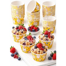 Trend Hediye Sepeti 50'li Tavşan Desenli Cupcake Muffin Kek Kalıbı Pet Kapsül 50x39