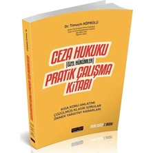Savaş Yayınevi Ceza Hukuku Özel Hükümler Pratik Çalışma Kitabı