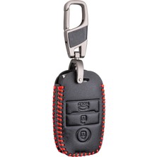 Velora Alisveristime Kia Rio, Sportage, Ceed Sorento, Cerato, Soul Deri Anahtar Kılıfı (Lüx Model)