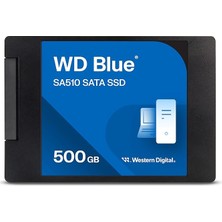 Bemy Ticaret Digital Wd Blue SA510 Sata SSD 500 GB 2,5 Inç (560 Mb/s'ye Kadar Okuma, 510 Mb/s'ye Kadar Yazma, Pc/dizüstü Bilgisayar Için Yükseltme, Dropbox Professional, SSD Dashboard)