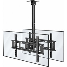 Velora Coverzone Çift Tv Tavan Askı Aparatı 42-80 Inç 360° Döner HF590