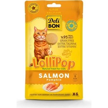 Velora Delibon Lolipop Somonlu Kedi Ödül Maması 6'lı