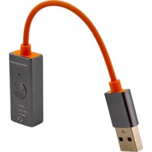 Velora Coverzone Harici Ses Kartı USB Bağlantılı Taşınabilir External Sound Cards 32-Bit Rısc-V Ses Kart – Usb-A Desteği ZR1034 (Usb)