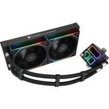 Velora Thermalright Frozen Infinity 240 Black 240MM Intel Amd Uyumlu Rgb Sıvı Işlemci Soğutucu Siyah