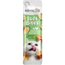 Velora Royalist Soft Bites Tavuklu ve Peynirli Kedi Ödülü 10 gr x 4 Adet
